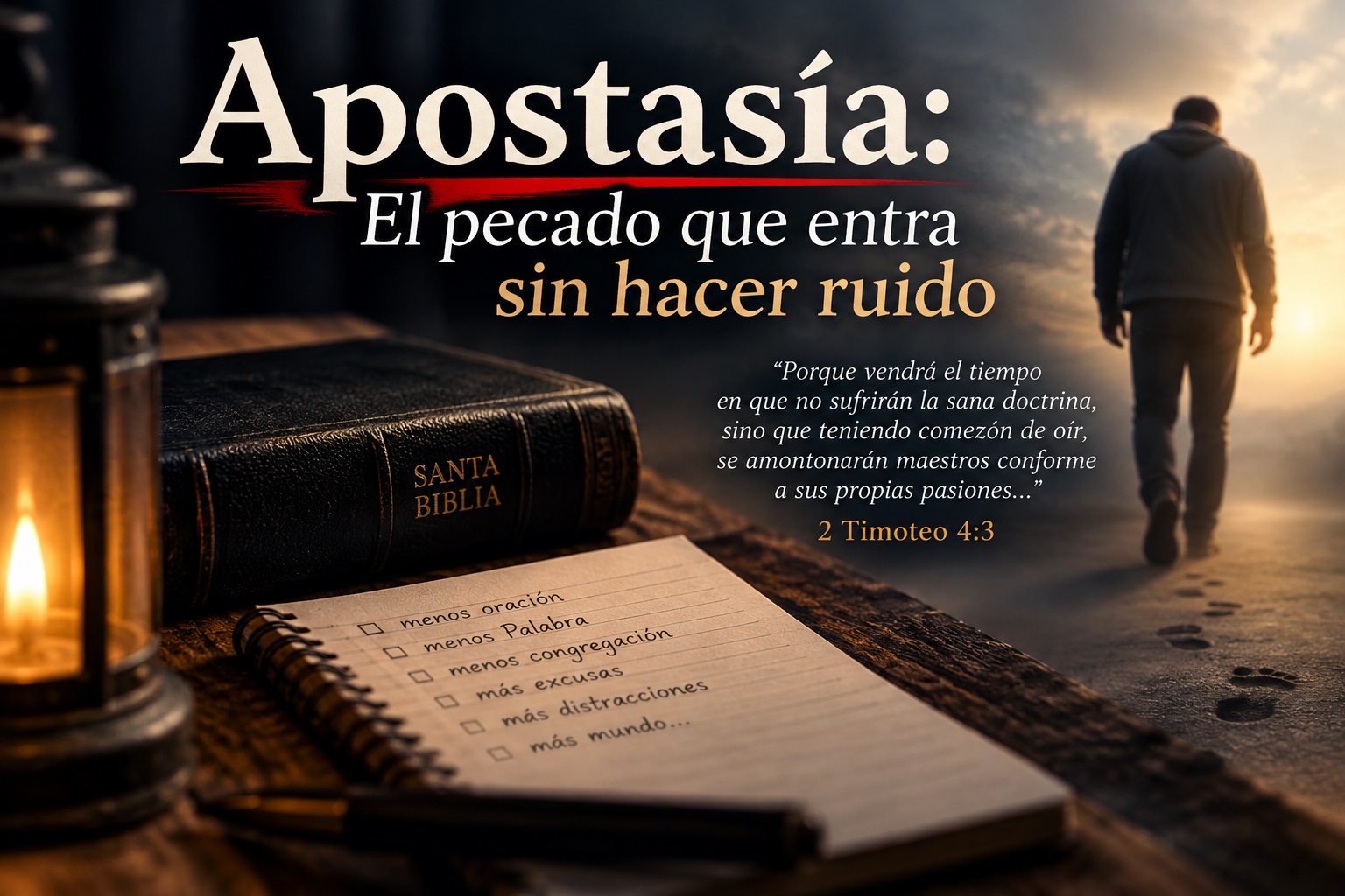 Apostasía: El pecado que entra sin hacer ruido
